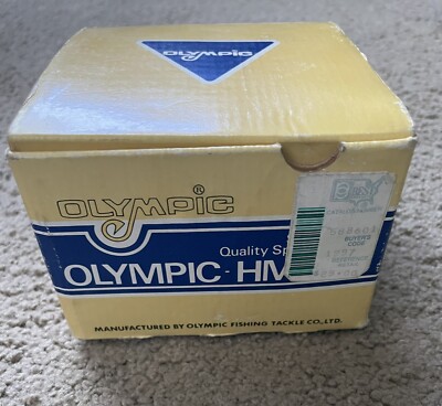 Olympic HM4 Fishing Reel - Vintage Spinning With Box Made In Japan