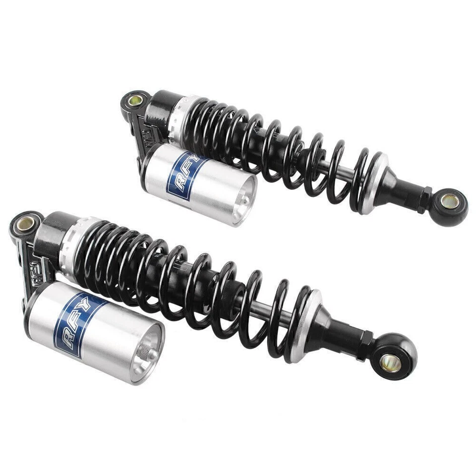 12.5" / 320mm Shock Absorbers Motorcycle For Scooters Quad Karting ATV Silver Foto 3 de 4