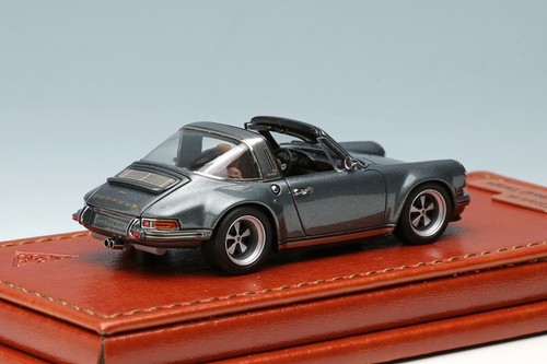 Make Up Titan 64 1/64 TM002B Porsche Singer 911 964 Targa Gun Metallic New 1:64 - Picture 4 of 12