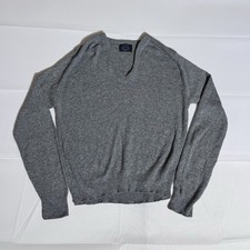 Vintage Jantzen Sweater, 100 Orlon Acrylic, USA, VTG, Gray, Male, L/XL