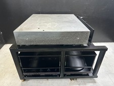 USED Granite Surface Plate on Heavy Duty Steel Leveling Stand