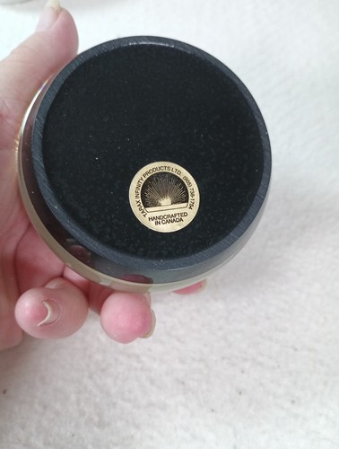 Vtg Tarax Lucite Dome Paperweight Dried Baby’s Breath Canada MCM Acrylic - Picture 3 of 8