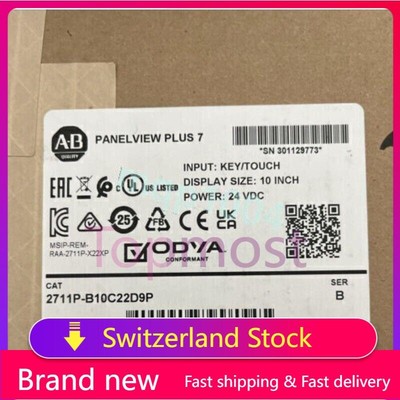 1PC AB New Factory Sealed 2711P-B10C22D9P PanelView Plus 7 Terminal US Free Tax