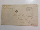 Civil War Cover Lieutenant Colonel Vermillion Ohio New Orleans Louisiana Cancel