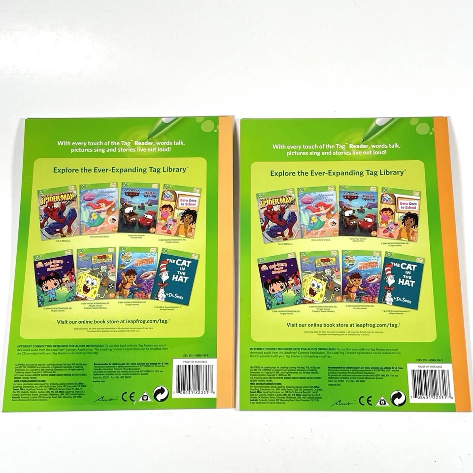 Lot of 11 LeapFrog Tag Interactive Books / Disney, Star Wars, Scooby-Doo etc - Image 4 of 4
