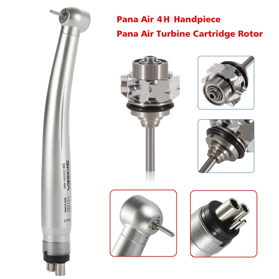 1-10*Pieza de mano dental de alta velocidad estilo NSK 4 orificios/cartucho de turbina rotor SKYSEA Foto 3 de 4