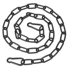 5/32 x 40" Fitness Chain Porch Hanging Swing Chair Chain Heavy Duty Black
