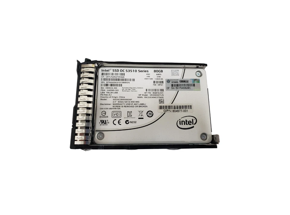 HP 805361-001 80GB 6G 2.5" SATA SSD Hard Drive - Image 2 of 4
