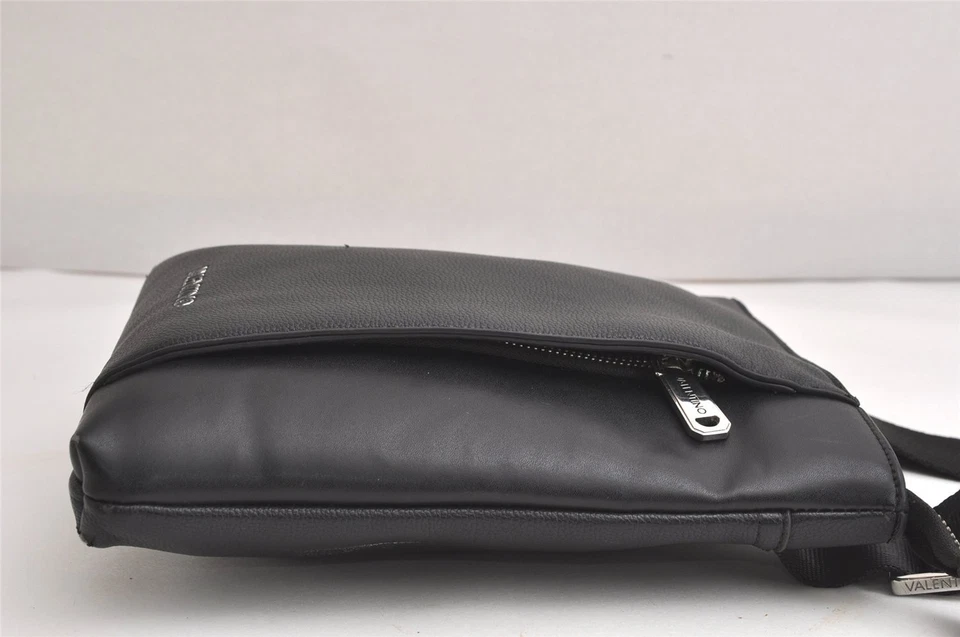 Auténtico Bolso Bandolera de Hombro MARIO VALENTINO Cartera Cuero Negro 4196N Foto 4 de 4