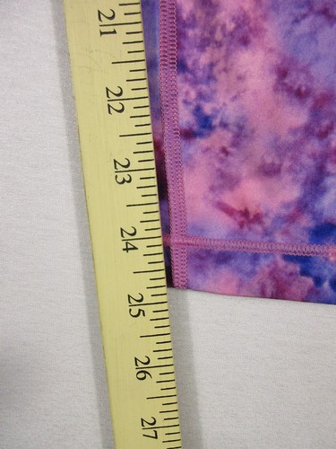 Athleta Girls Printed Tight Leggings High Rise Elastic Waist Size XL (14) - Picture 3 of 6