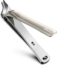 Slanted Blade Ingrown Toenail Clippers for Thick Toenails, Angled Toe Nail Finge