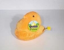NEW Peeps Just Born Orange Chick Peep Bean Bag Plush Stuffed Toy Easter 5" NWT