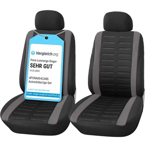 Upgrade4cars Full Set Car Seat Covers Universal – Black Blue NOT GREY