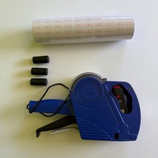 MX5500EOS Price Label Gun 1 Line Blue w/ Labels Ink Retail Tagging Gun