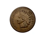 1866 1C Indian Head Cent - Better Date Coin - G Good Condition