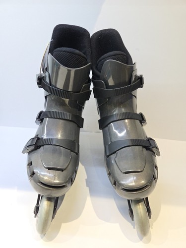 Roces BCN Barcelona Inline Skates Charcoal Size UK 8 Hyper Made In Italy Vintage - Picture 5 of 13