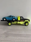 Vintage 1993 Tonka Power Lift Tow Truck with Green Tonka Car Working Big 19.5" L