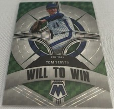 2022 Panini Mosaic Baseball Tom Seaver New York Mets Will to Win Green Prizm