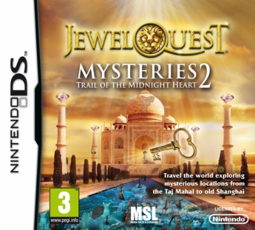 Jewel Quest Mysteries 2: Trail of the Midnight Heart (Nintendo DS) Video Game