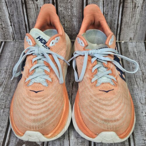 Hoka One One Mach 5 Running ShoeS Women 7.5 B Sneaker Camellia Peach - Picture 3 of 9