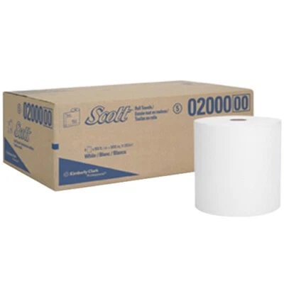 Kimberly Clark Scott High Capacity Hard Towel Roll Paper 950' L | 6 Roll/Case