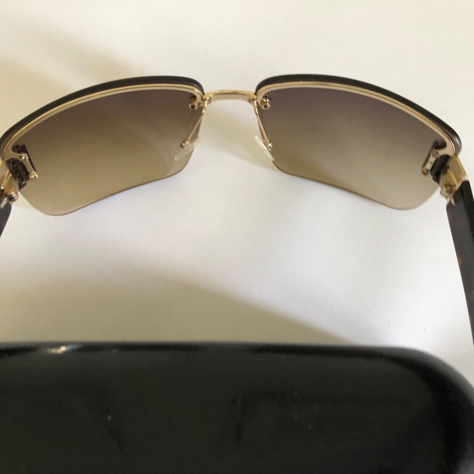 Gucci Interlocking G Rimless Brown Frames Brown L… - image 8