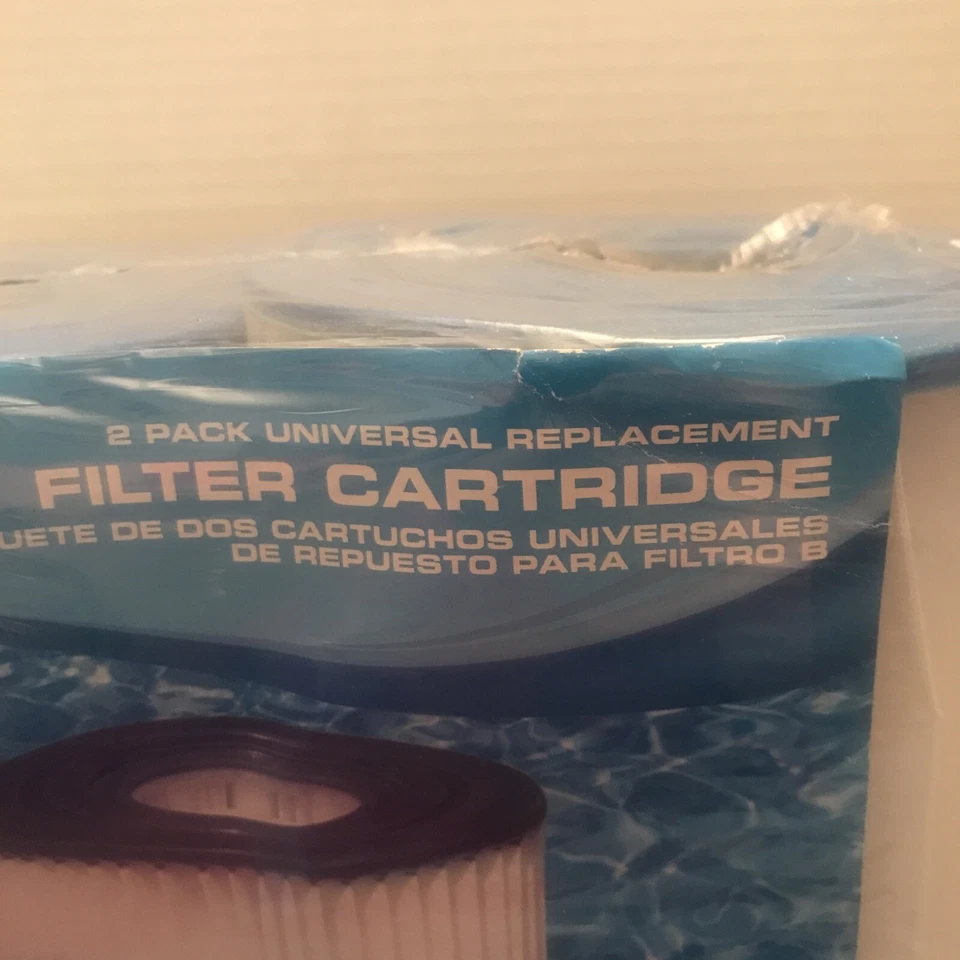 NEW SUMMER ESCAPES POOL 2 PACK UNIVERSAL REPLACEMENT FILTER CARTRIDGE TYPE B - Image 3 of 4