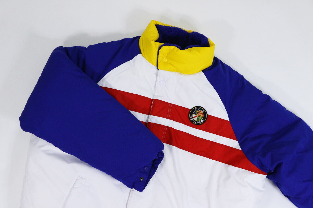 Polo Ralph Lauren 90's style Retro Down Filled Reversible Jacket