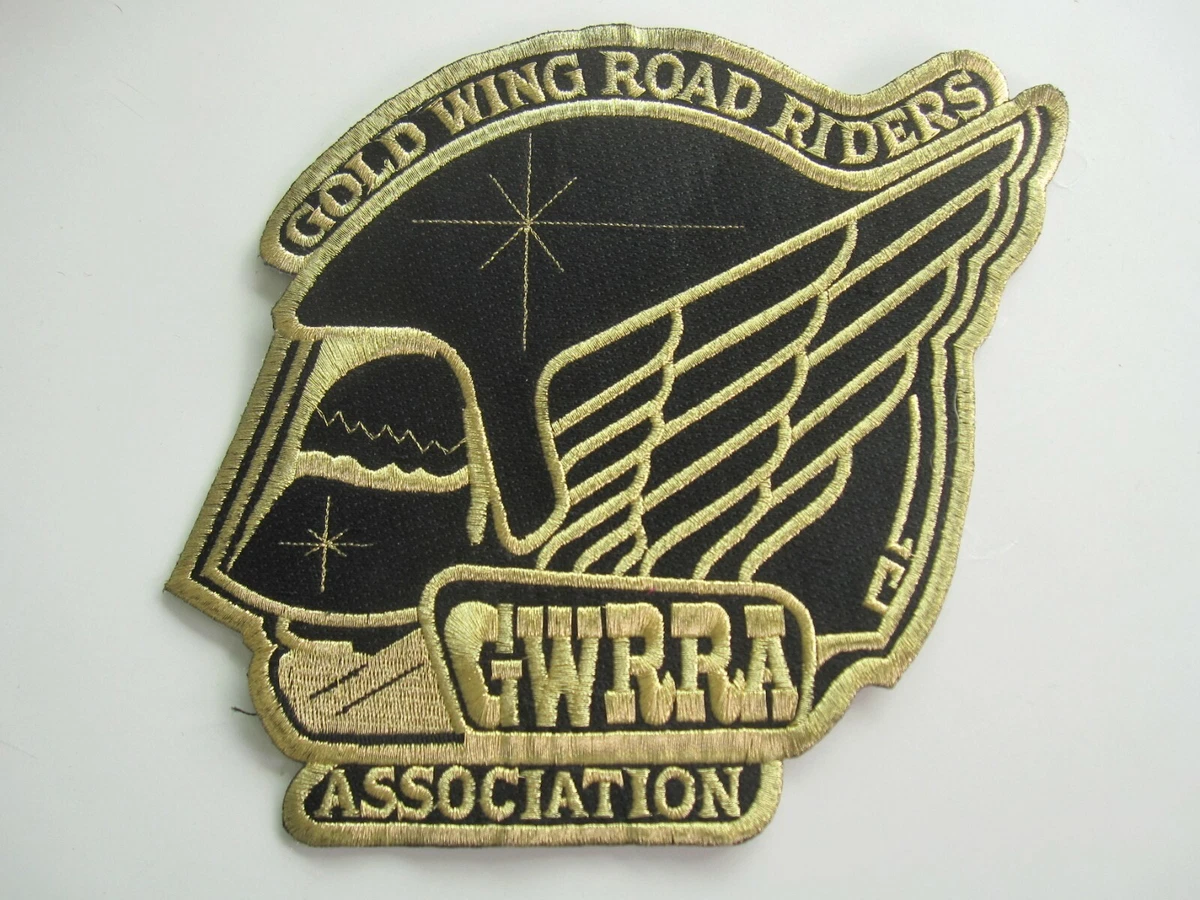 Vintage Large GWRRA Gold Wing Road Riders Association Cloth Patch BIS