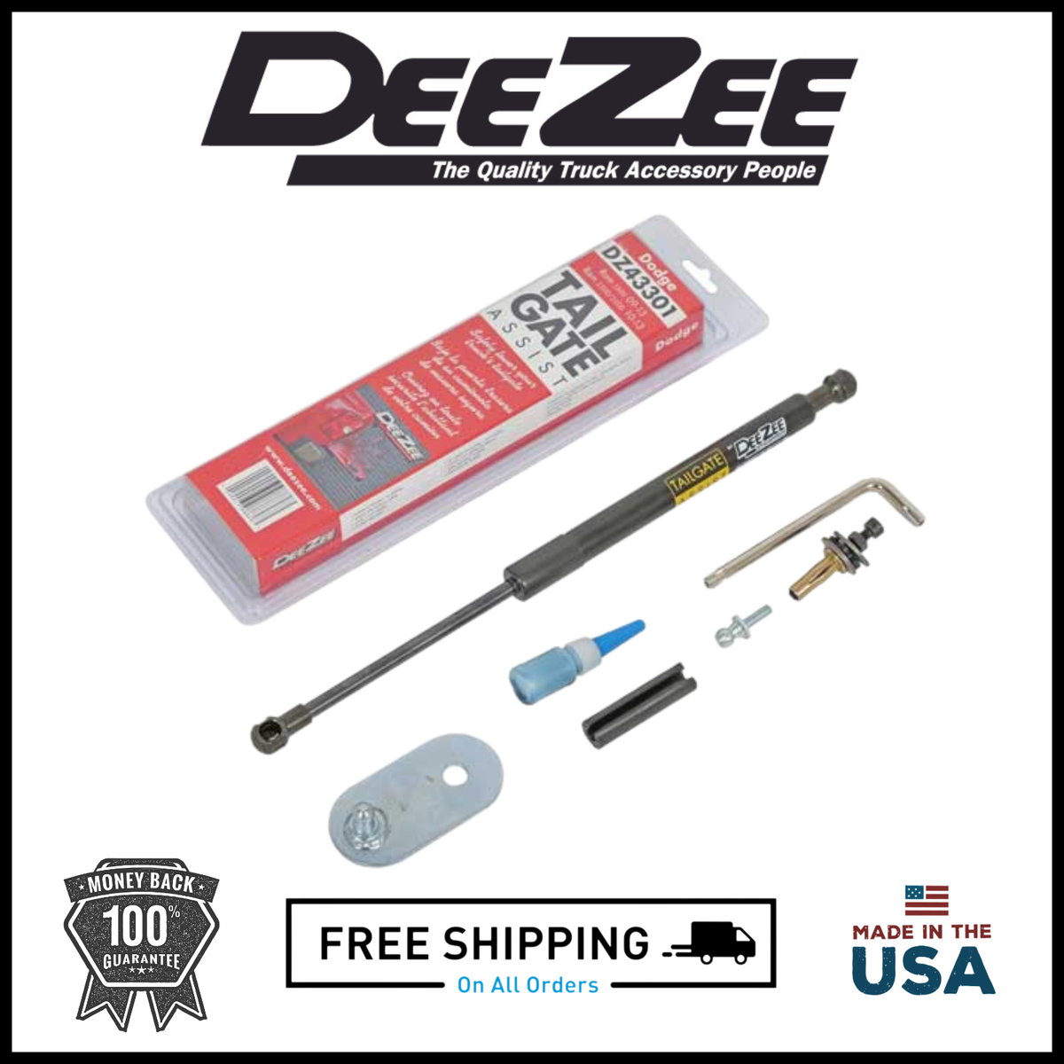 Dee Zee DZ43301 Tailgate Assist Gas Shock Fits 10-22 Dodge Ram