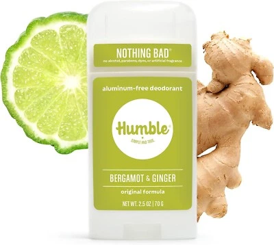 HUMBLE Nothing Bad Award Winning Deodorant 'Bergamot & Ginger' 70g