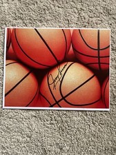 Jerry Lucas Signed Pic  NBA auto