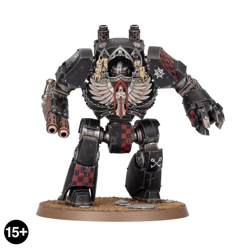 Warhammer 40k : Dark Angels Dreadnought – Avec Toutes Ses Armes (déjà Assemblé Et Peint)