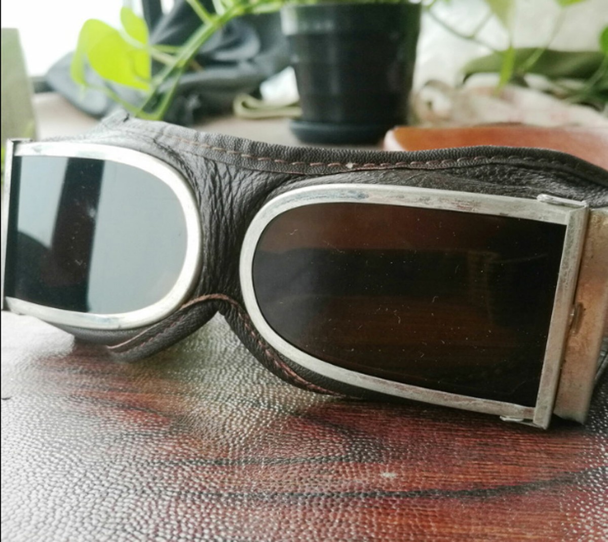 Army Vintage Goggles Elastic Headband Military Goggles | eBay