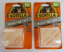  2 Gorilla Tough  Wide, Heavy Duty Mounting Tape Clear, 2in. x 48in.
