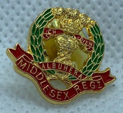 Middlesex Regiment - NEW British Army Military Cap/Tie/Lapel Pin Badge ...