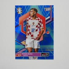 2023 Topps Finest Road to UEFA Euro 2024 Petar Musa Blue Aqua Vaporwave /250