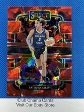 2024 #39 Satou Sabally Panini WNBA Select Concourse Red Ice Prizm Wings
