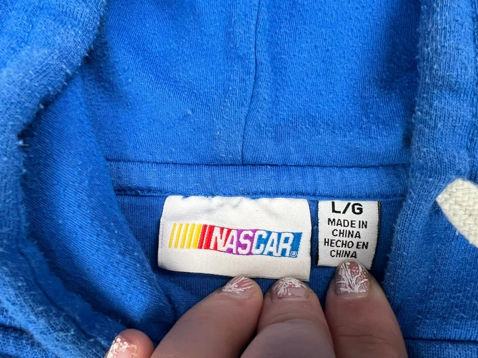 Nascar Dale Jr. Sudadera con Capucha Pullover Racing 88 Adulto L Azul Informal Hombre Foto 4 de 4
