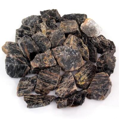 Mondstein Schwarz Edelsteine Roh MADAGASKAR 30 - 50 Mm