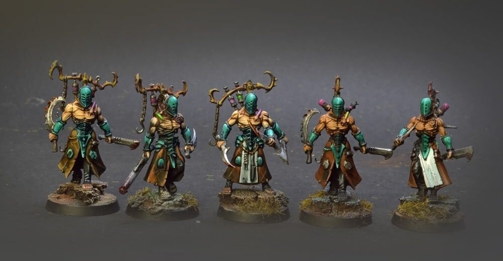 20x Guerriers Dark Eldar Drukhari - Warhammer 40K OOP - Peints