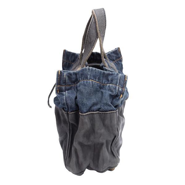 tricot COMME des GARCONS Leather Switching Denim Washed Bag