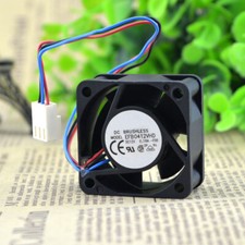 2pcs 4cm server fan 3-wire 40 40 20mm 4cm 12V 0.18A EFB0412VHD cooling fan