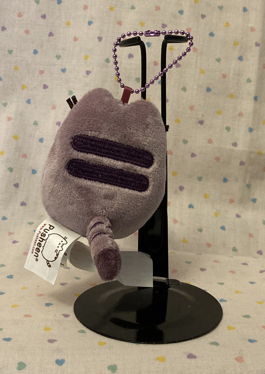 Gund 2017 Pusheen Pumpkin Halloween Purple Miniature Plush