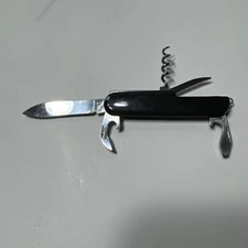 Pocket Knife Stainless Steel Folding Multi Tool accessory (Black)