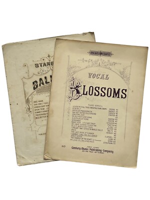 1890s Plus Sheet Music Lot We'd Better Bide Awee & Sing The Old Songs Claribel