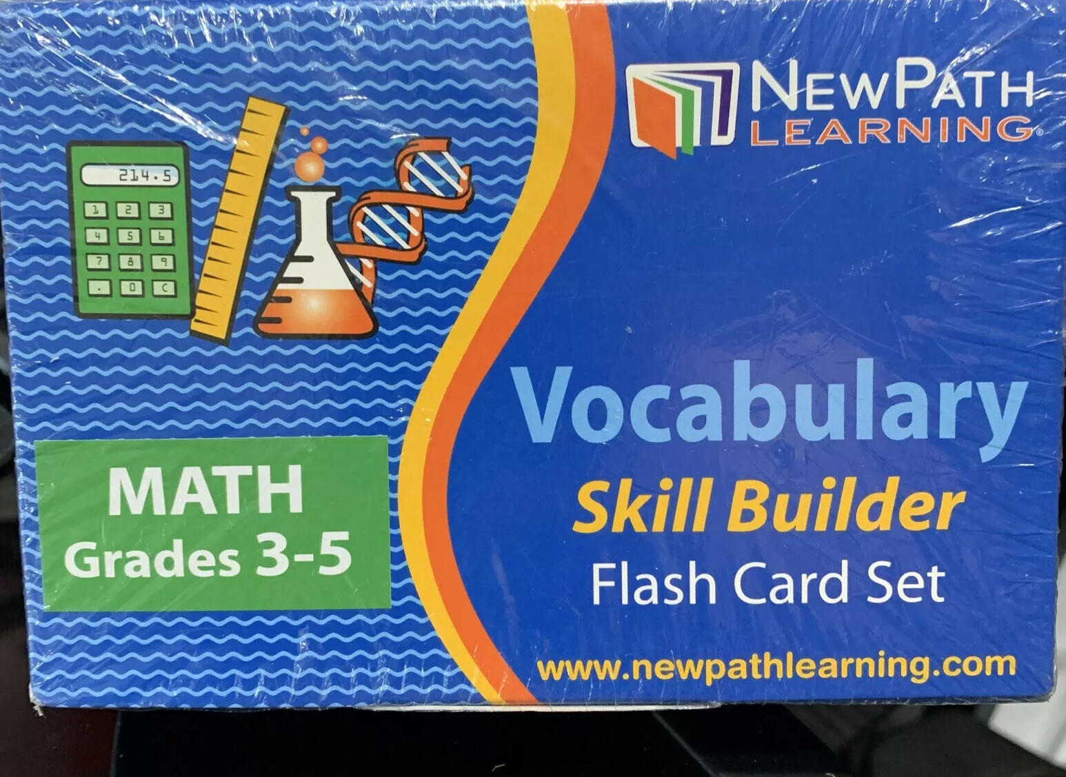 Math Vocabulary Flash Cards, Grades 35 eBay