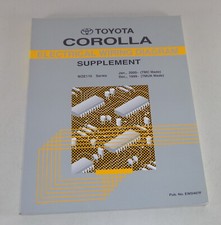 Workshop Manual Toyota Corolla electrical wiring diagram supplement Stand 1999