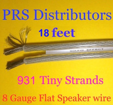 8 Gauge 8 AWG Audio Speaker Wire Speaker Cable Car Home DJ Audio Systems 18 feet