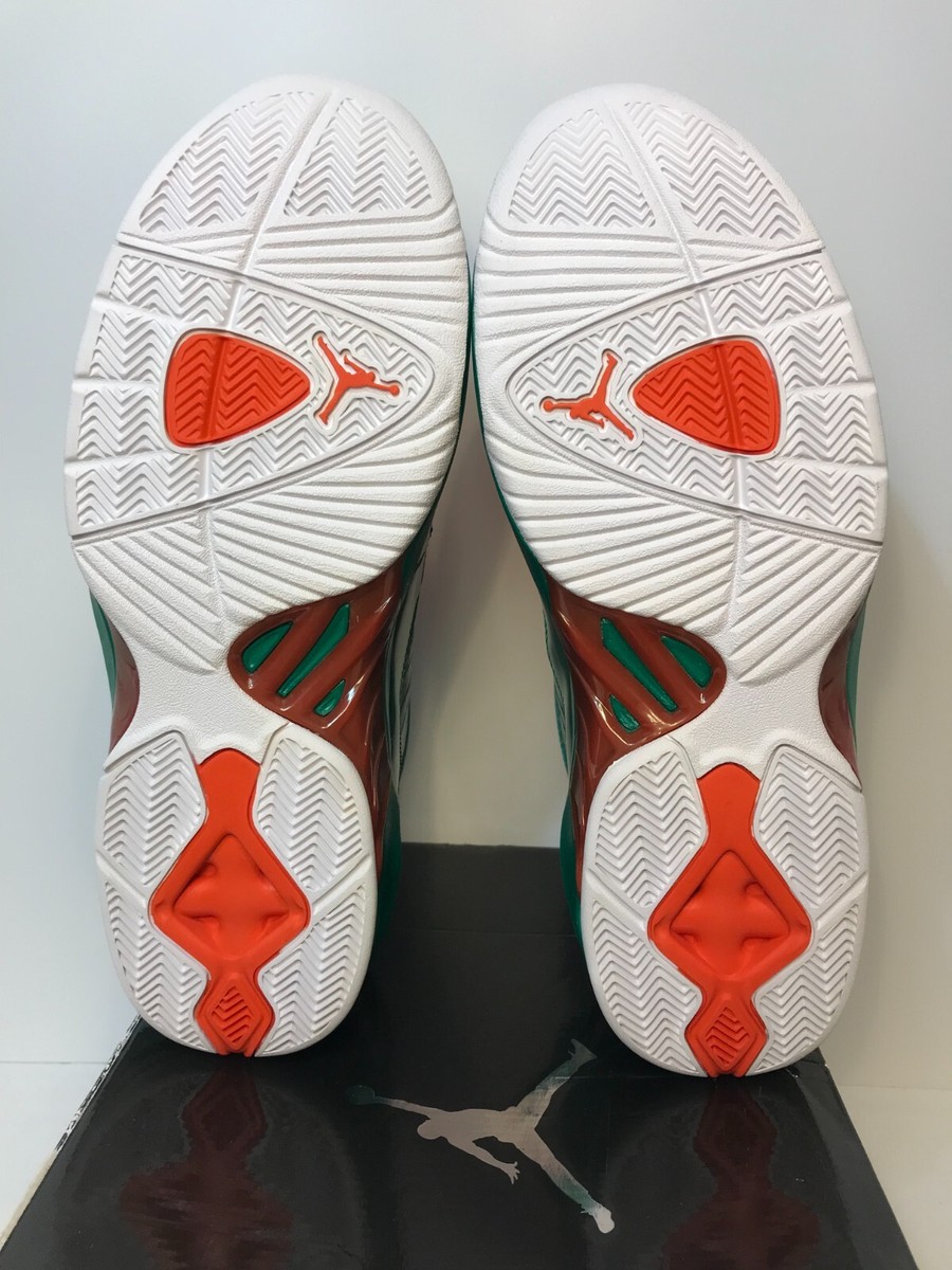 ?Nike Air Jordan Melo M8 Green/Orange Miami Hurricanes  display picture 1